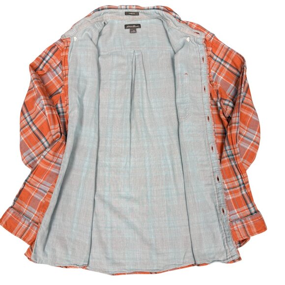 Men's‎ EDDIE BAUER Double Layer Classic Fit Button-Down Shirt- Size XL - Picture 3 of 9